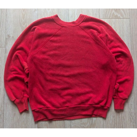 Jean Top Vintage 70s Washington Wildcats Red Graphic Crewneck / Sz M / USA Made - Picture 3 of 4
